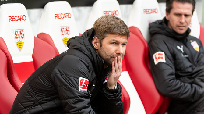 Trifft auf Widerstand: Thomas Hitzlsperger vom VfB Stuttgart. FOTO: FRANK/EIBNER