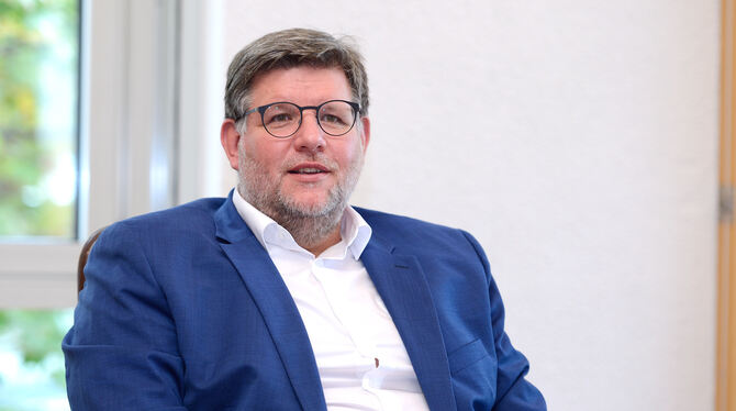 Der Metzinger Oberbürgermeister Dr. Ulrich Fiedler. FOTO: PIETH