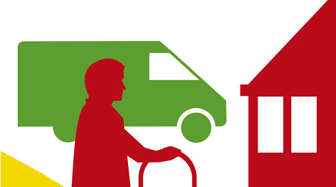 Auffälliges Logo: Hinweis auf »Erreichbar« in Mössingen. GRAFIK: STADT MÖSSINGEN Auffälliges Logo: Hinweis auf »Erreichbar« in Mössingen. GRAFIK: STADT MÖSSINGEN