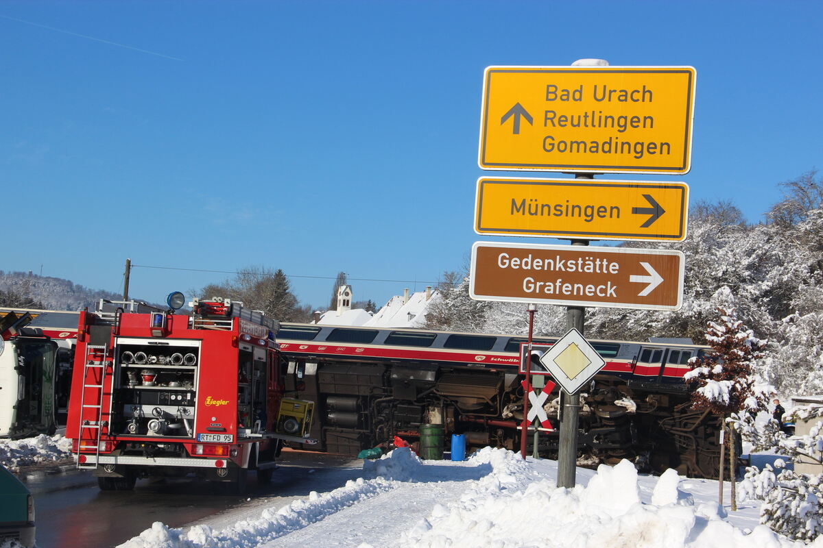 Zugunglück bei Gomadingen-Marbach