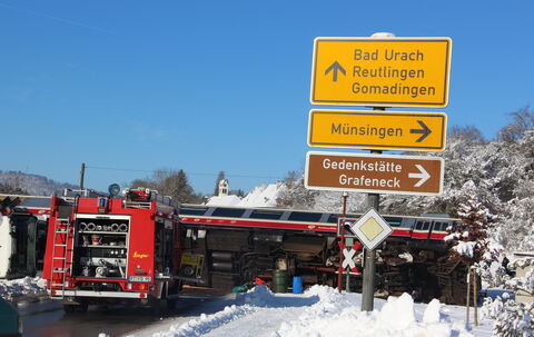Zugunglück bei Gomadingen-Marbach