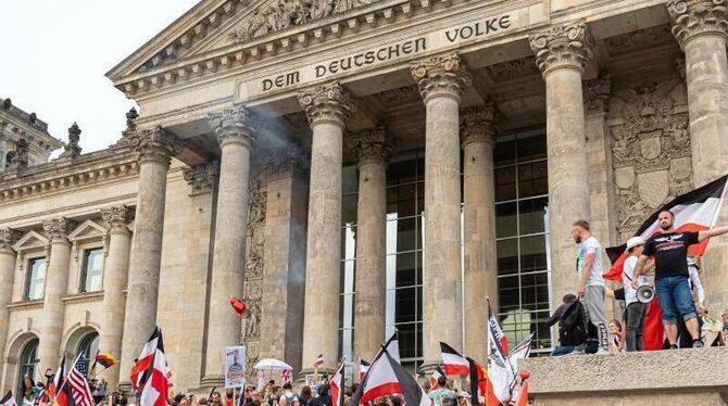 Demonstration im August Demonstration im August