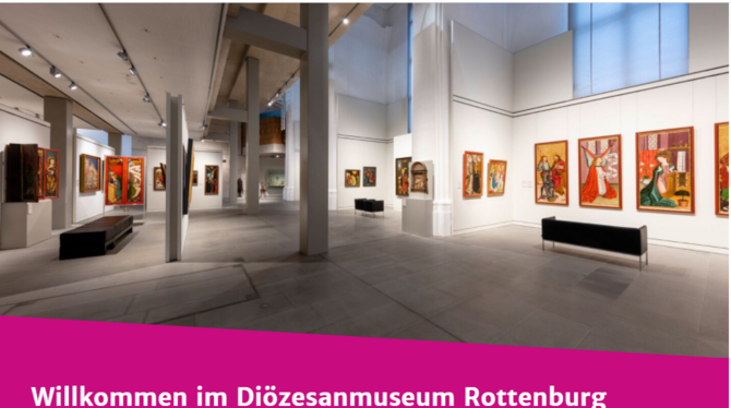 Bei einem 3D-Rundgang können sich Nutzer das Museum sowie die Ausstellung unter der Sülchenkirche anschauen.  FOTO: SCREENSHOT