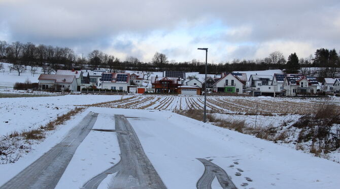 Hier soll es weitergehen: In Gächingen (Archivbild) ist für eine Fortsetzung im Baugebiet »Hinter der Kirche Mitte« schon der An