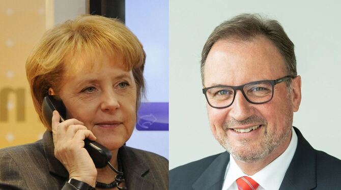Kanzlerin Angela Merkel hat überraschend bei Tübingens Landrat Joachim Walter angerufen.