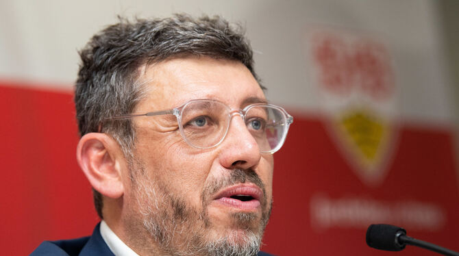 Will die Mitgliederversammlung von März auf September verschieben: Claus Vogt, amtierender Präsident des VfB Stuttgart. Foto: To
