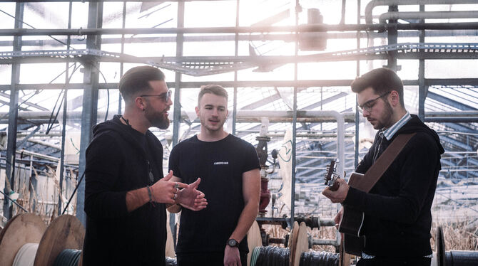 Rebeldes Mind: Die Band um den Münsinger Fabio Lentini (links) hat ihre erste Single veröffentlicht. FOTO: PRIVAT