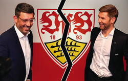 Der präsidiale Machtkampf zwischen Präsident Claus Vogt (links) und dem Vorstandsvorsitzenden Thomas Hitzlsperger teilt den VfB