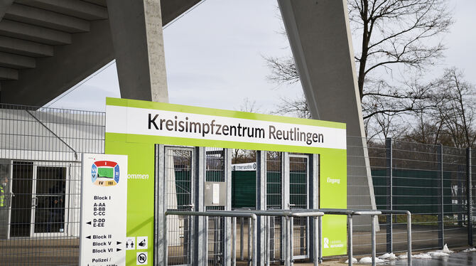Kreisimpfzentrum Reutlingen im Kreuzeichestadion