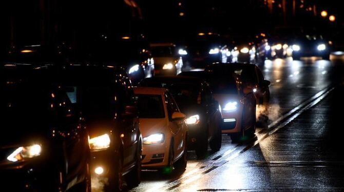 Berufsverkehr im Lockdown