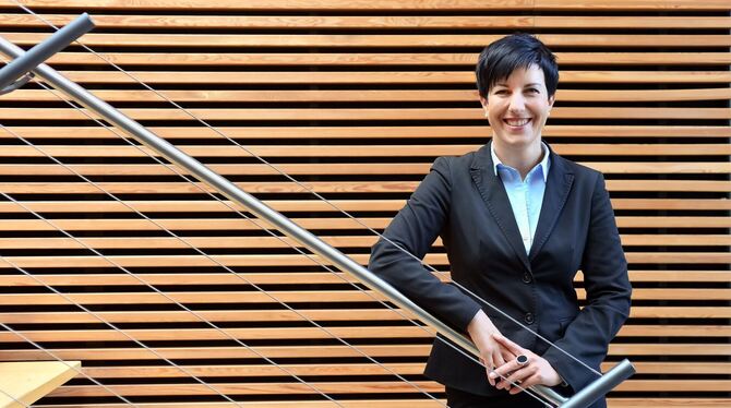 Die Metzinger Finanzbürgermeisterin Carmen Haberstroh kandidiert als Nachfolgerin des zum Landrat gewählten Oberbürgermeisters D