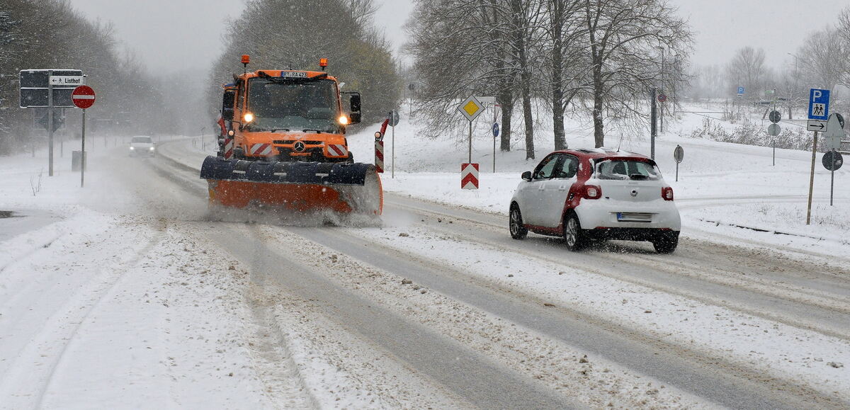 Alteburgstraße Reutlingen Schnee