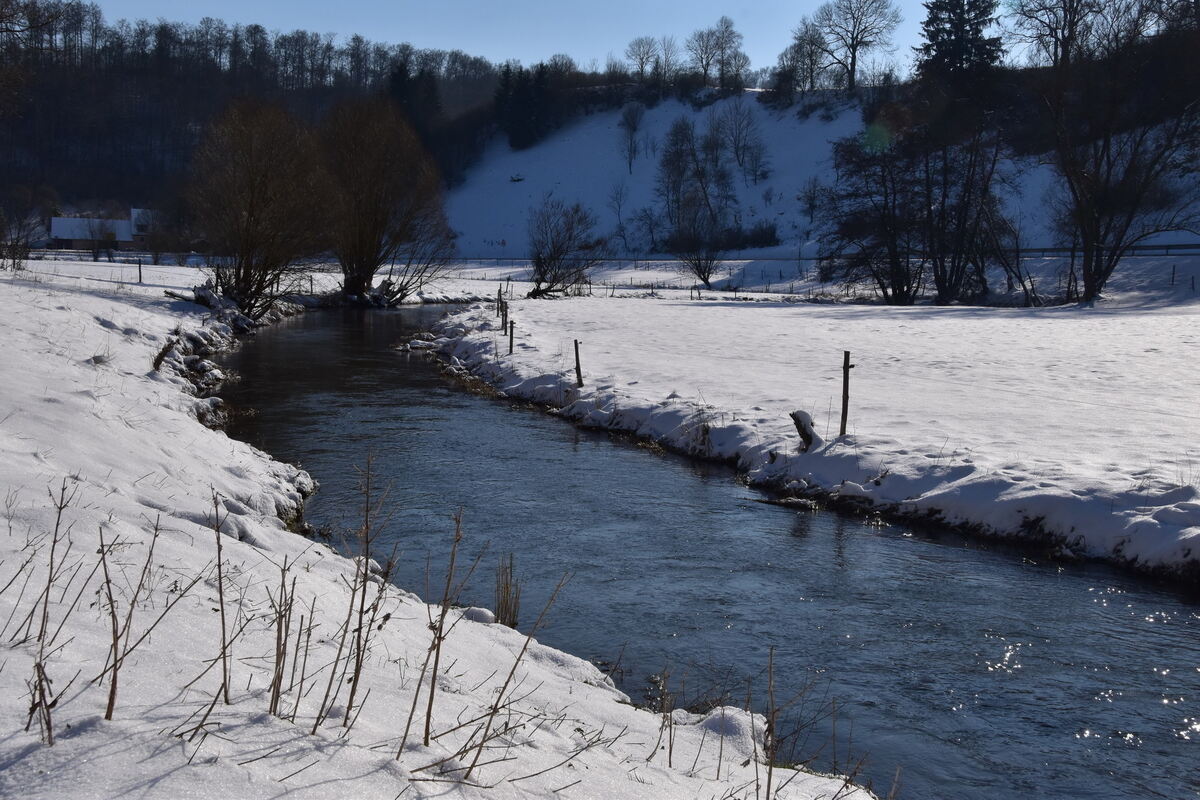 Laufer an der Ölmühle in Dapfen