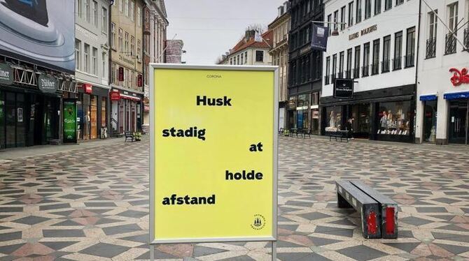 Fußgängerzone in Kopenhagen Fußgängerzone in Kopenhagen