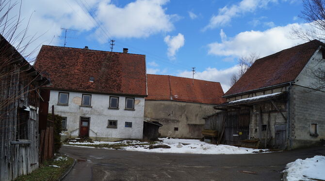 Trostlose Winkel gibt es in vielen Dörfern, hier zum Beispiel im Münsinger Stadtteil Böttingen. Ortskerne lebendig zu halten, is