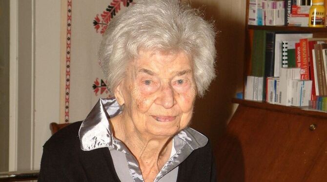 Kann heute ihren 100. Geburtstag feiern: Ersebet Maczky. FOTO: KABLAOUI