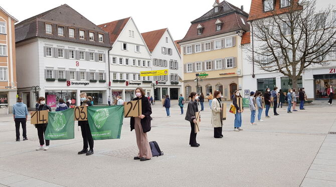 Die Reutlinger Gruppe von Fridays for Future plädiert dafür, das Thema Klimaschutz bei der Landtagswahl zu bedenken.  FOTO: KÜST