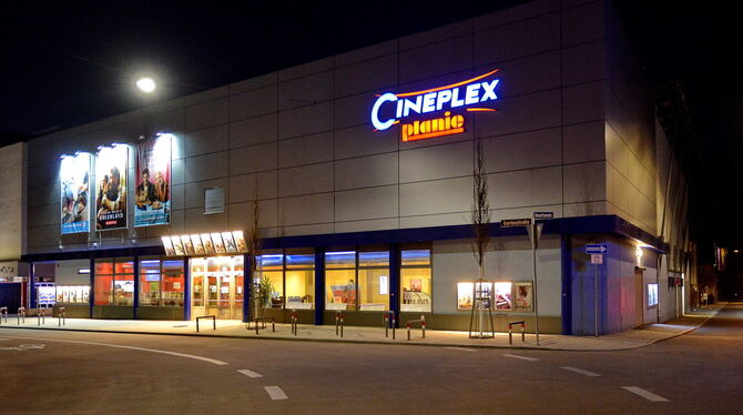 Auch Cineplex Planie und Kamino in Reutlingen waren bei der Aktion »Kino leuchtet. Für Dich!« dabei.