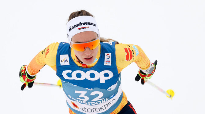 Die Münsinger Skilangläuferin Pia Fink vom SV Bremelau.