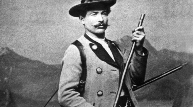 Zeitgenössische Darstellung des Wildschützen Georg Jennerwein, der 1877 im Alter von 29 Jahren von einem Jäger erschossen worden