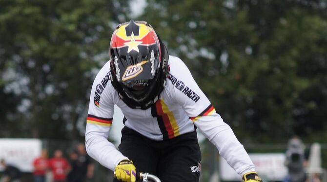 Zwei Olympia-Teilnahmen und WM-Bronze 2013 waren die Karriere-Highlights des Reutlinger BMX-Fahrers Luis Brethauer. FOTO: GORBAC