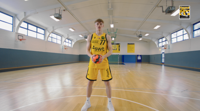 Basketballer Timo Lanmüller von den Tigers. Basketballer Timo Lanmüller von den Tigers.