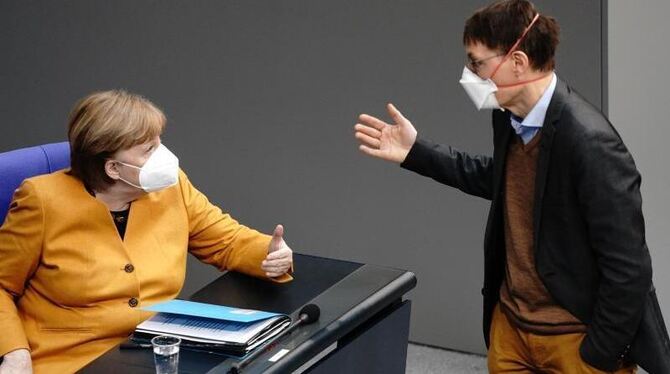 Merkel und Lauterbach Merkel und Lauterbach