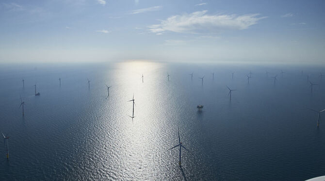 Offshore-Windpark Hohe See & Albatros in der Nordsee von EnBW.  FOTOS: ENBW