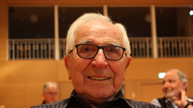 Otto Berner und Karl Fink.  FOTOS: STURM