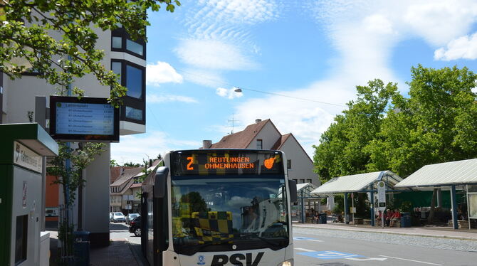 An Takt und Route der Linie 2 ändert sich in Pfulllingen nichts. FOTO: OTT