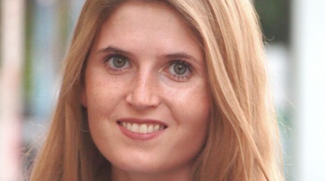 Die Germanistin Lisa Maier