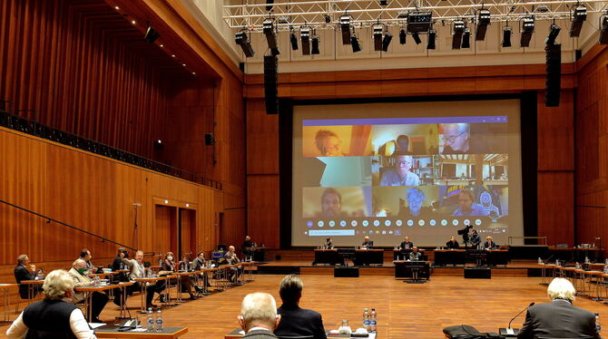 Quelllüftung im Großen Saal der Stadthalle Reutlingen