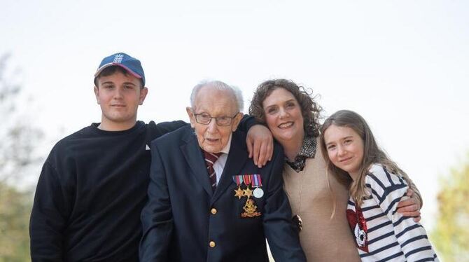 Familie von Captain Tom Familie von Captain Tom