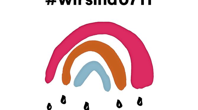 Das Kampagnen-Zeichen von Sarah Gilgien.  FOTO: STADTPALAIS