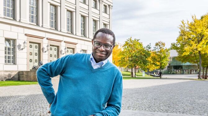 Karamba Diaby sitzt für die SPD im Bundestag und ist dort der einzige in Afrika geborene, schwarze Abgeordnete. FOTO: DIABY