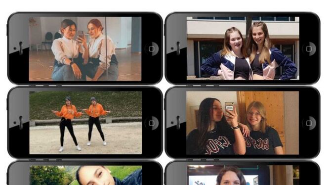 Sofie Brüggemann, Ronja Gönninger (oben links), Fabienne Vehlow, Janina Schuster (oben rechts), Marion Mang, Leonie Thoss (Mitt Sofie Brüggemann, Ronja Gönninger (oben links), Fabienne Vehlow, Janina Schuster (oben rechts), Marion Mang, Leonie Thoss (Mitt