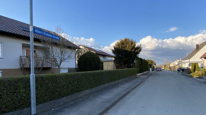 Die Albert-Staimlin-Straße grenzt das Wohngebiet im Norden ab.  FOTO: SAPOTNIK