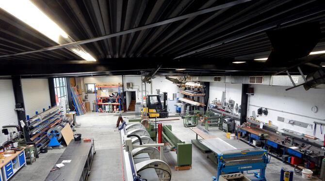 Künstle Werkstatt und Halle für die Metall-Klempnerarbeiten