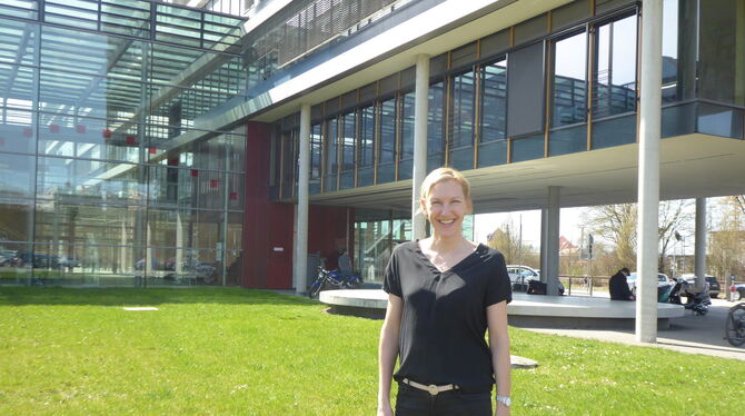 Die neue Erste Landesbeamtin in Tübingen Daniela Hüttig hat bei ihrem Job im Landratsamt das Gefühl, endgültig angekommen zu sei