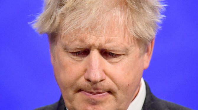 Gerade, wo es so gut lief für Boris Johnson, kommen kompromittierende Äußerungen des Premiers ans Tageslicht.  FOTO: MELVILLE/DP
