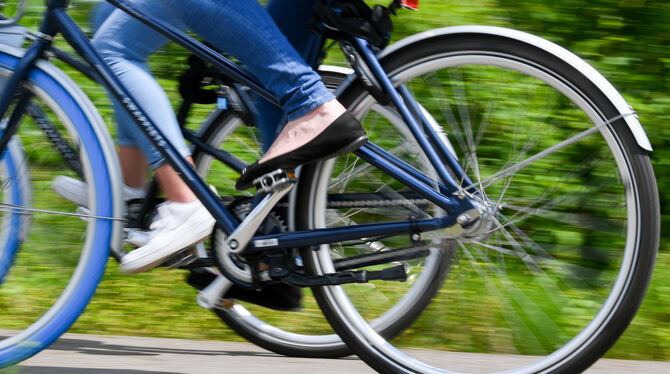 Beim Stadt-Land-Radeln geht es um nachhaltige Mobilität, Bewegung, Klimaschutz und Teamgeist. FOTO: SCHMIDT/DPA