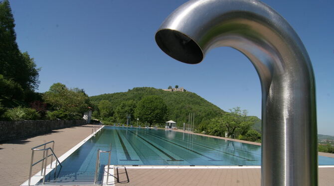 Das Höhenfreibad Bad Urach.