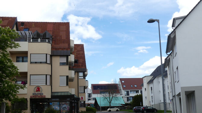 Die Gestaltung des Ortszentrums von Grafenberg lässt auf sich warten.  FOTO: SANDER