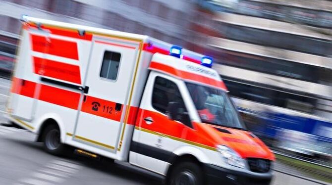 Rettungswagen im Einsatz