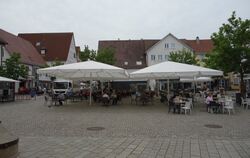 Außengastronomie mietfrei auf dem Marktplatz – das kann sich zumindest die CDU-Fraktion gut vorstellen.  ARCHIVFOTO: PFISTERER