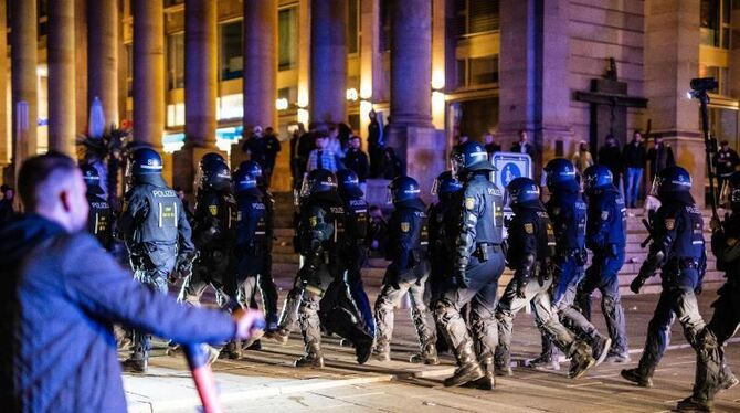Polizeieinsatz in Stuttgart Polizeieinsatz in Stuttgart