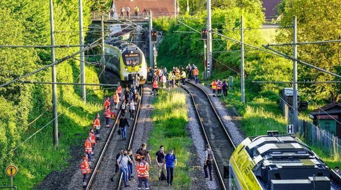 14-Jährige in Oppenweiler wird von Zug erfasst und stirbt