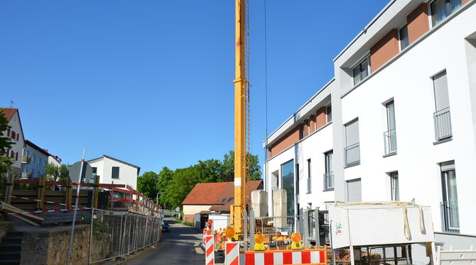 Im Bauprojekt der Baugenossenschaft Pfullingen in der Traubenstraße ist auf der Basis des Handlungsprogramms Wohnen bezahlbarer