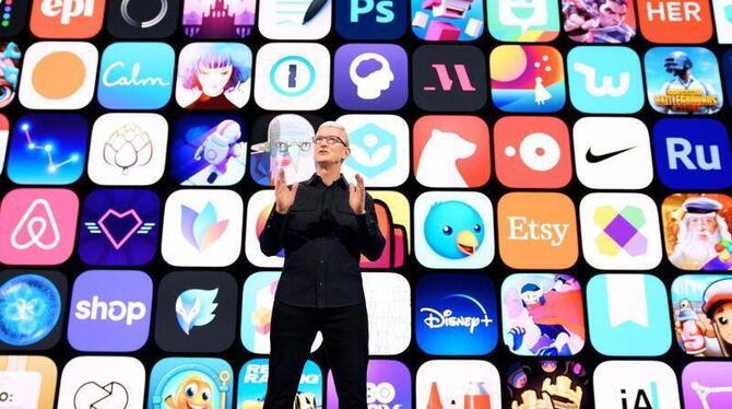 Apple-Chef Tim Cook eröffnet Entwicklerkonferenz WWDC 2021 Apple-Chef Tim Cook eröffnet Entwicklerkonferenz WWDC 2021
