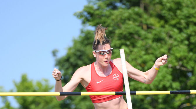 Katharina Bauer im Glück.  FOTOS: BAUR